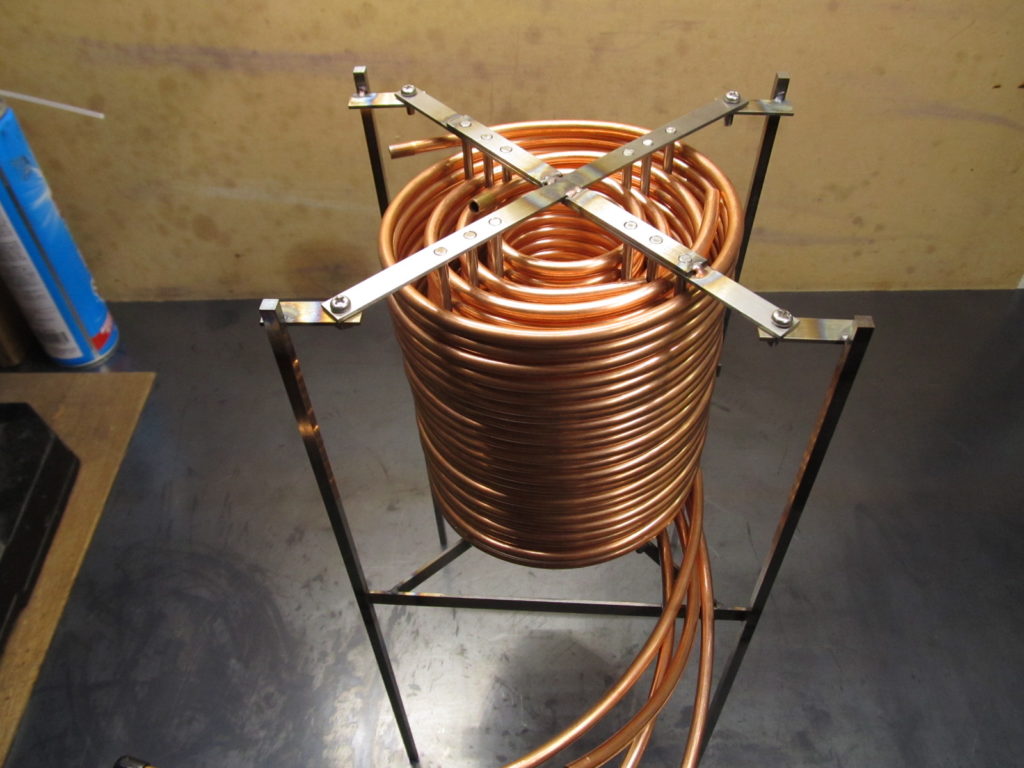 自作熱交換器用　銅管コイル