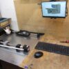 ミニPC　防塵対策で作業小屋に設置