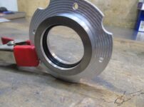 CNCフライスでオイルシールを作成