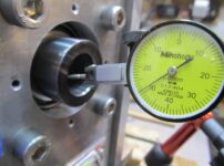 自作ボール盤　主軸のブレ