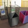 ダイソーワイヤーネットカゴに３Dプリンター製ケースを装着